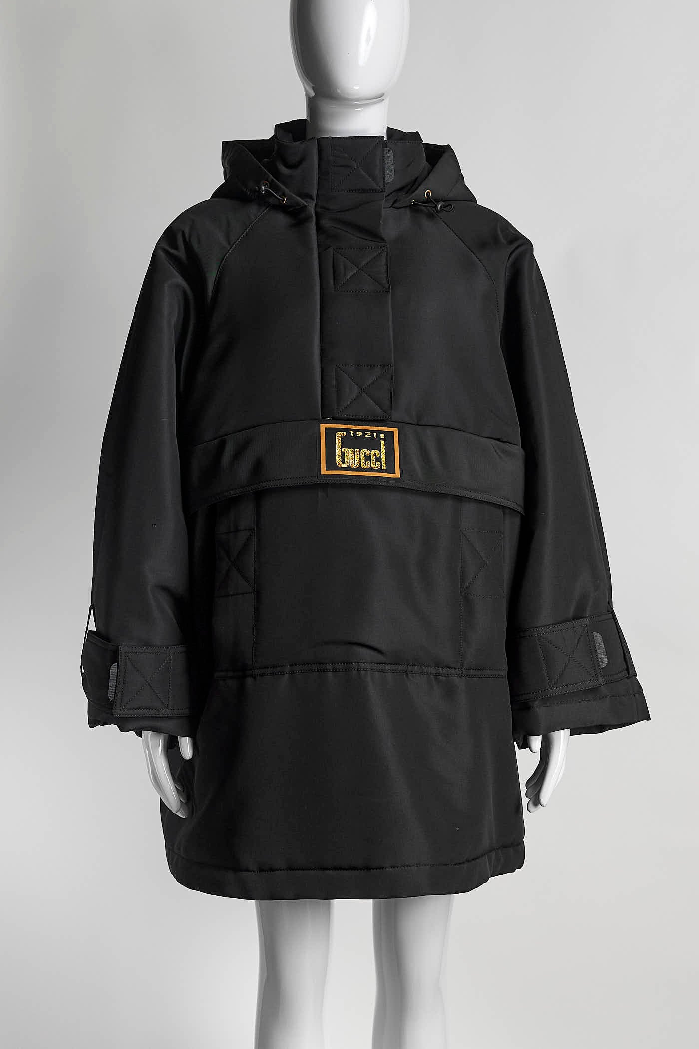 Gucci 1921 Anorak Silk Utility Jacket 40