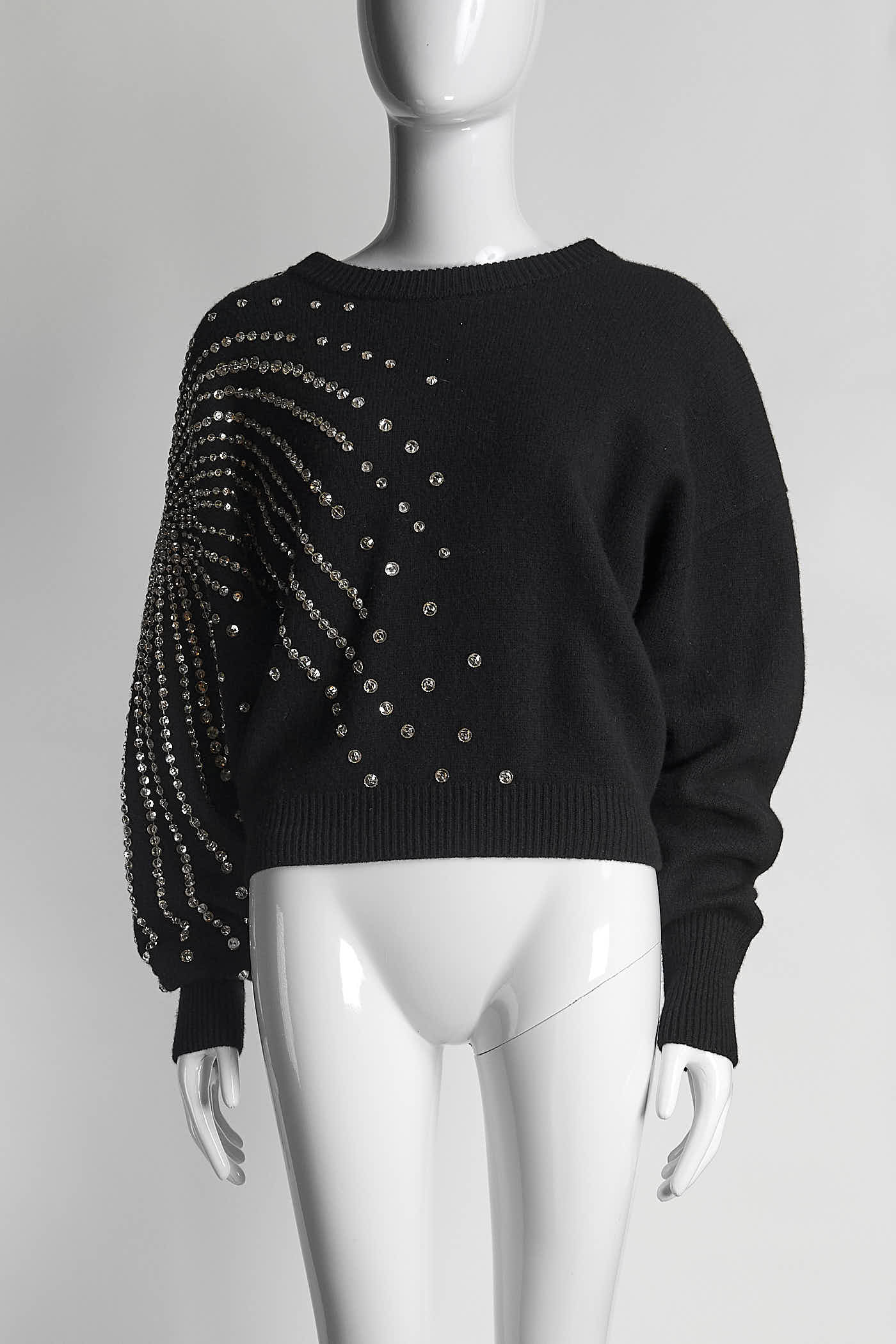 Gucci 2023 Black Wool Cashmere Sweater M