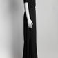 Gucci Black Silk Ruffled Gown with Belt 44