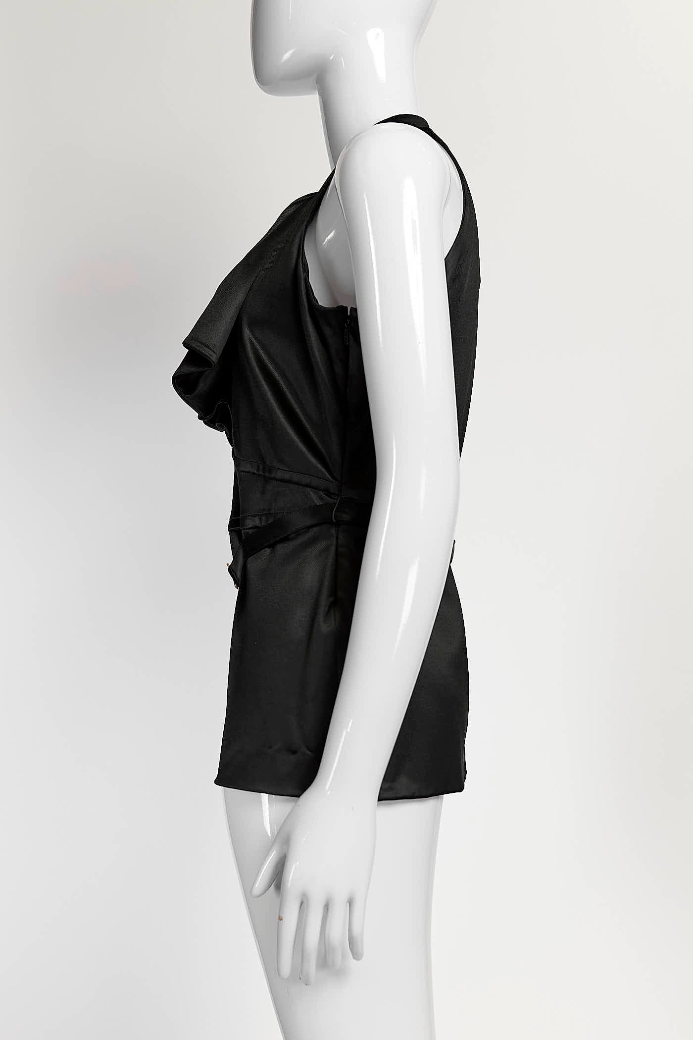 Gucci Black Sleeveless Top with Bow L