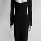 Gucci Black Stretch Bodycon Dress S