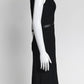 Gucci Black V-Neck Sleeveless Dress with Belt S