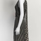 Gucci Black/White Silk Patterned Cocktail Dress 38