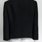 Gucci Black Wool Blazer with Gold Buttons 40