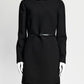 Gucci Black Wool Dress with GG Belt 40