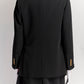 Gucci Black with Braided Trim Blazer/ Dress IT 40