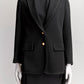 Gucci Black with Braided Trim Blazer/ Dress IT 40