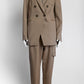 Gucci Brown Jacquard Single-Breasted Wool Suit Blazer/Pant 42