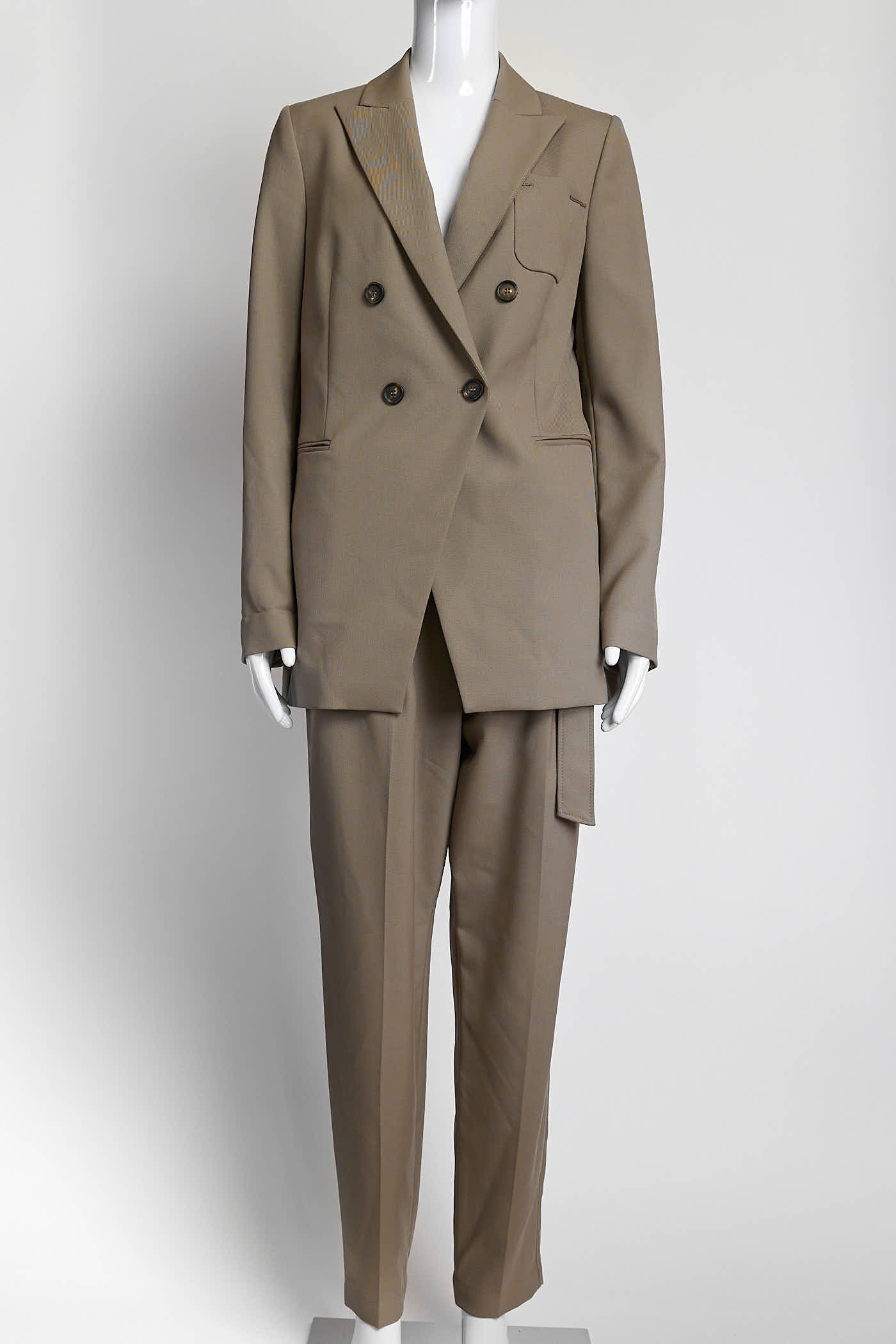 Gucci Brown Jacquard Single-Breasted Wool Suit Blazer/Pant 42