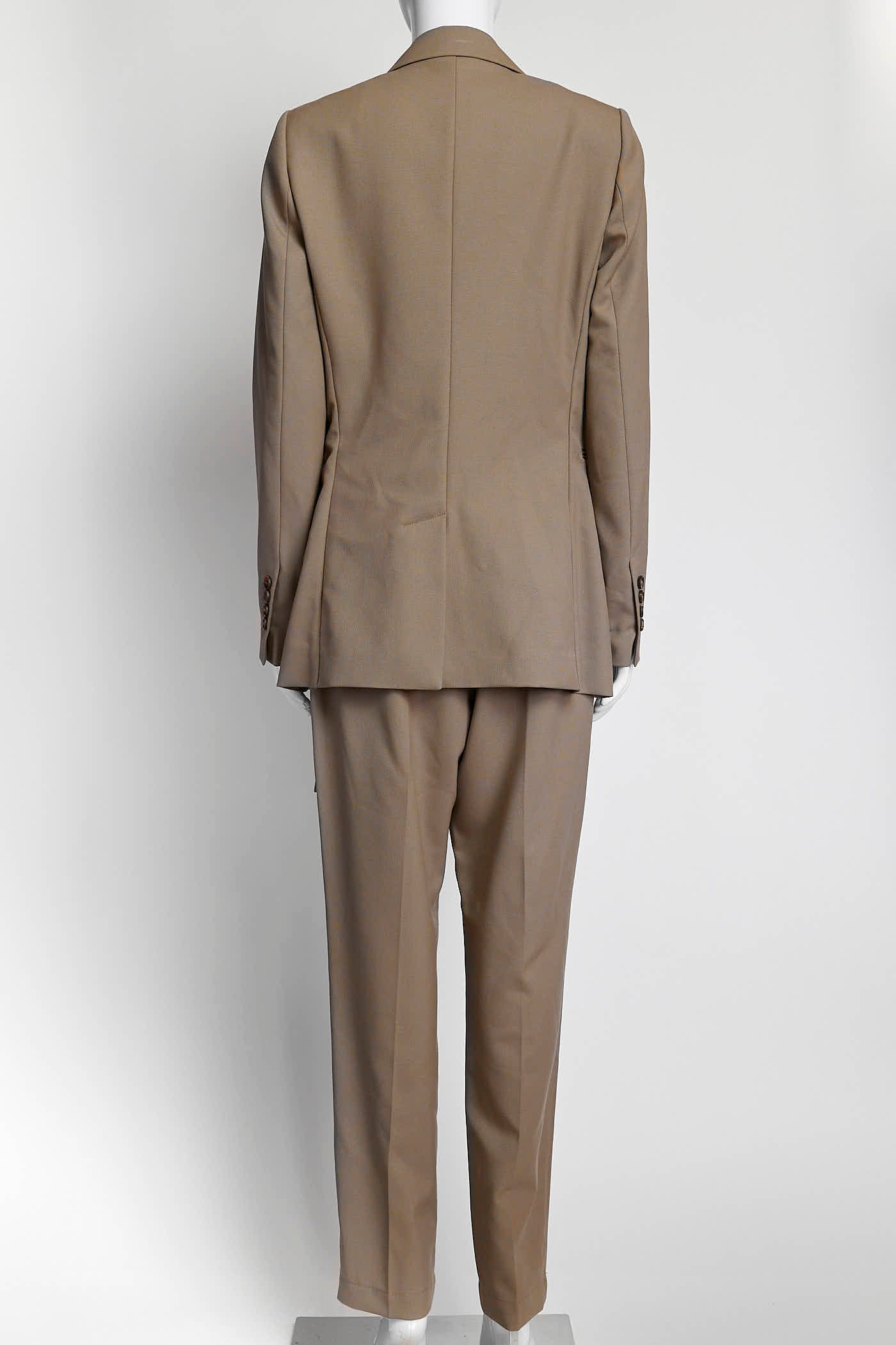 Gucci Brown Jacquard Single-Breasted Wool Suit Blazer/Pant 42