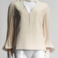 Gucci Cream Cut out Heart Blouse 40