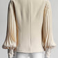 Gucci Cream Cut out Heart Blouse 40