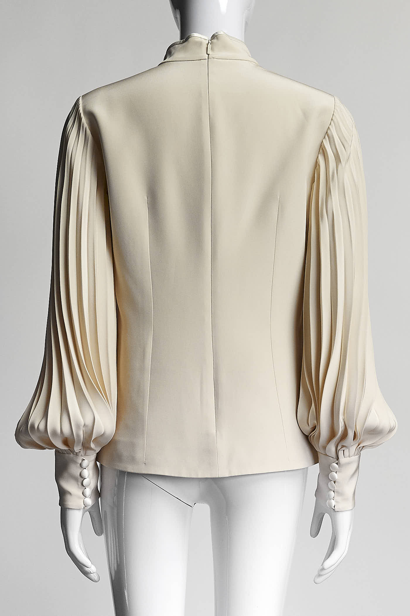 Gucci Cream Cut out Heart Blouse 40