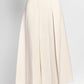 Gucci Cream Pleated Skirt with Belt