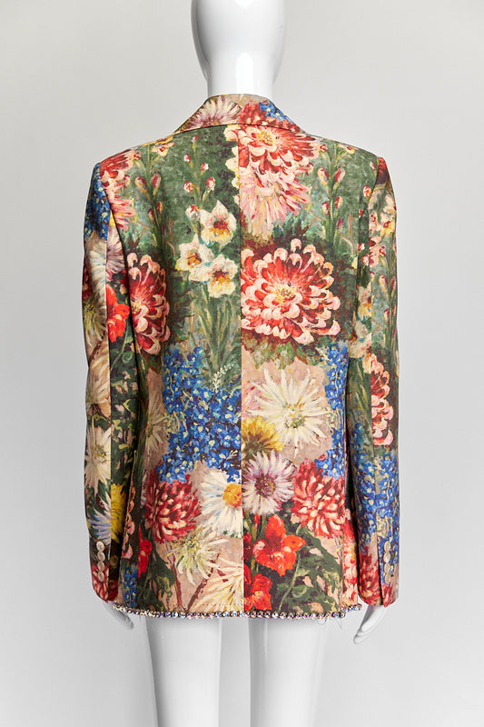 Gucci Floral Patterned Blazer IT 42