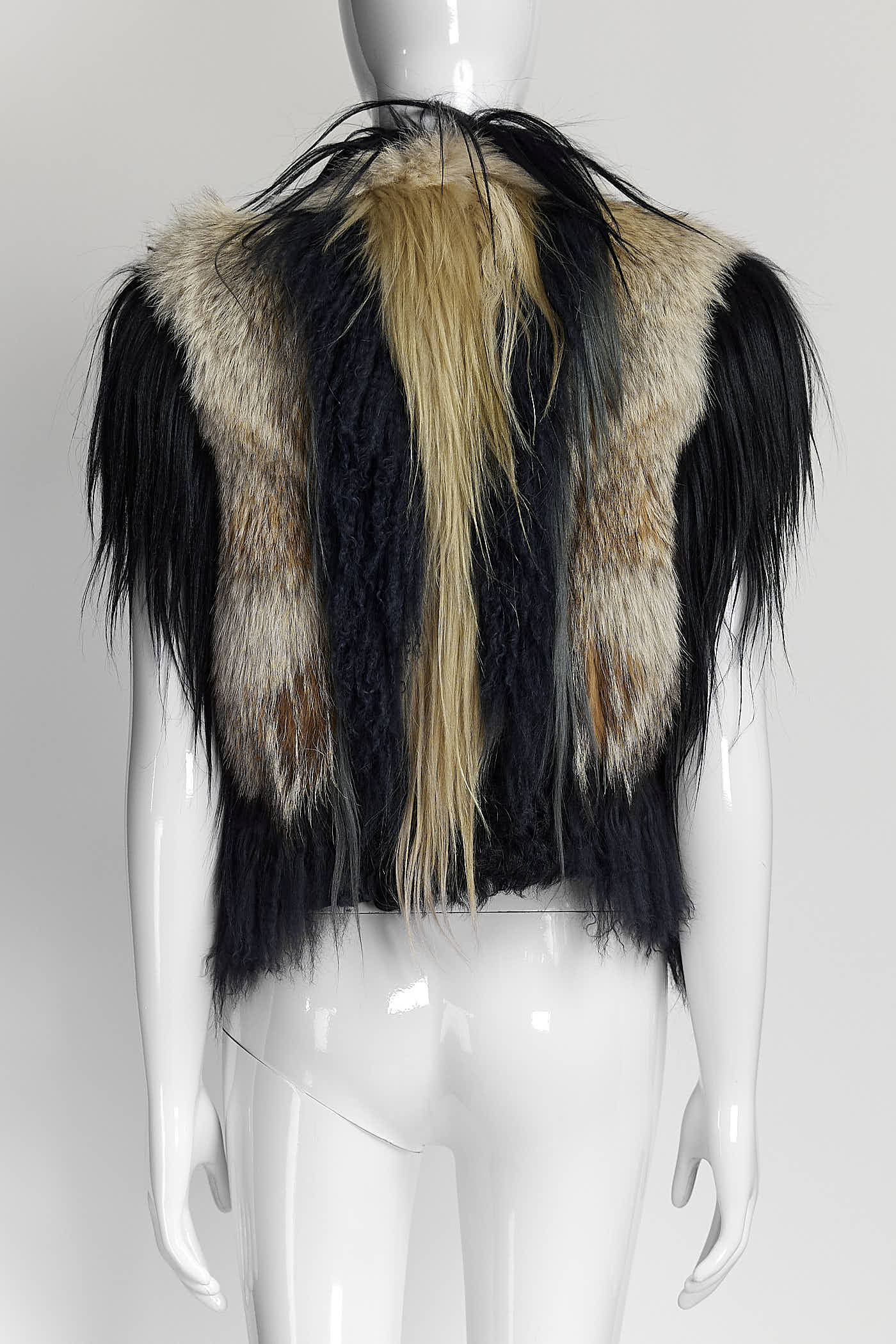Gucci Fur Vest with Stud Detail 42
