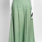 Gucci Green Box Pleated Midi Skirt with Belt Detail 40