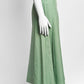 Gucci Green Box Pleated Midi Skirt with Belt Detail 40