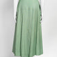 Gucci Green Box Pleated Midi Skirt with Belt Detail 40