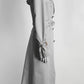 Gucci Grey Trench Coat with Bamboo Buckles on Sleeves 44