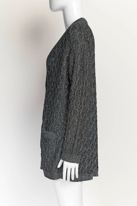 Gucci Metallic Cardigan XS