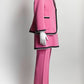 Gucci Pink Candy Stretch Top/Pant/Blazer Set 40