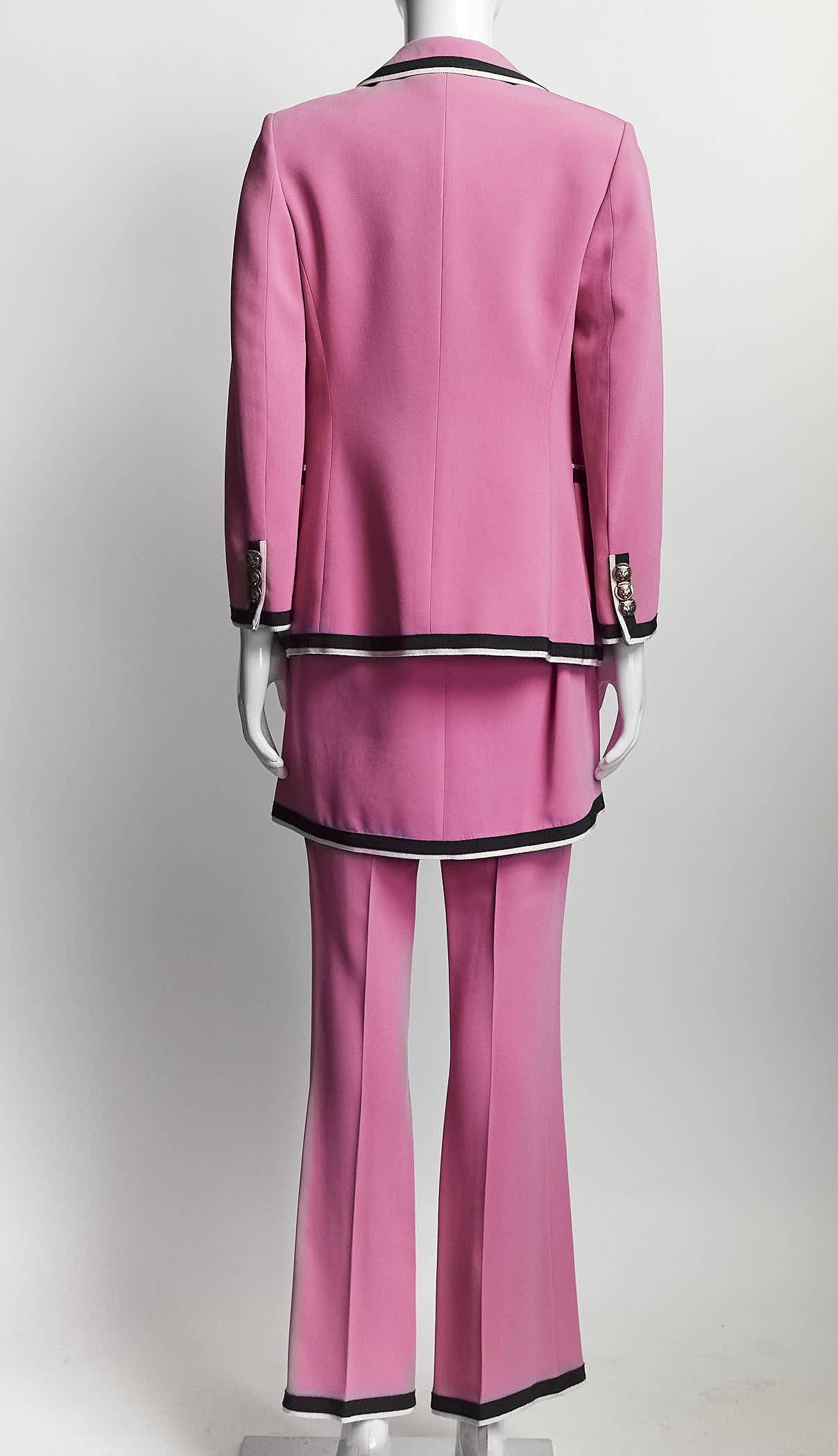 Gucci Pink Candy Stretch Top/Pant/Blazer Set 40