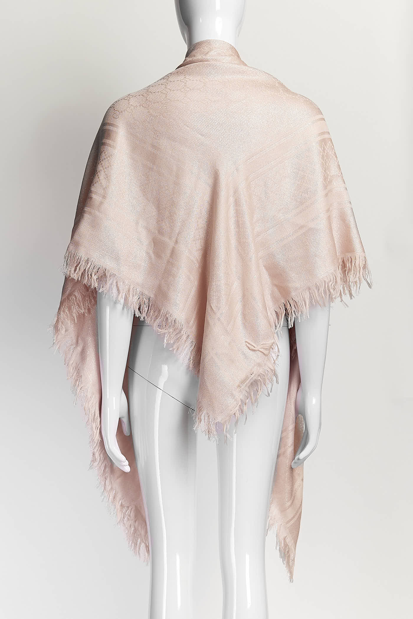 Gucci Pink Logo Scarf