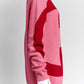 Gucci Pink Sweater with Large Red Logo S