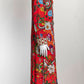 Gucci Red Floral silk 'L'aveugle par amour' dress S/M