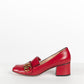 Gucci Red GG Marmont Fringe Heel 37