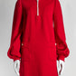 Gucci Red GG Monogram Jersey Mini Dress XS
