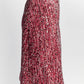 Gucci Red Sequin Tweed Skirt IT42