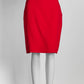 Gucci Red Skirt w/Gold GG logo Buckle 44