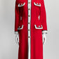 Gucci Red Wool Coat IT38