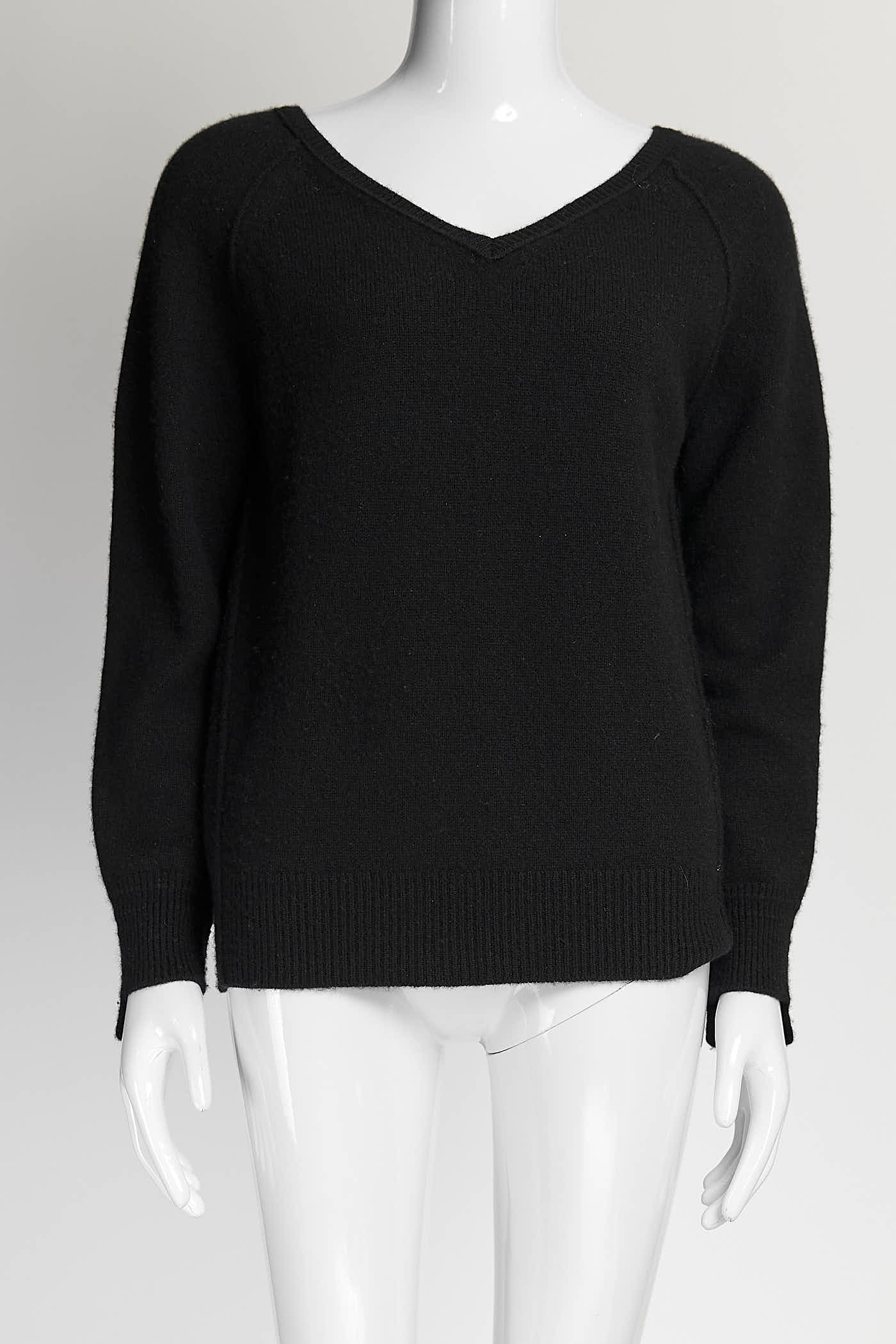 Helmut Lang Black Knit Sweater L