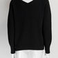 Helmut Lang Black Knit Sweater L