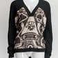 Hermès Black Les Cannes Sweater 36