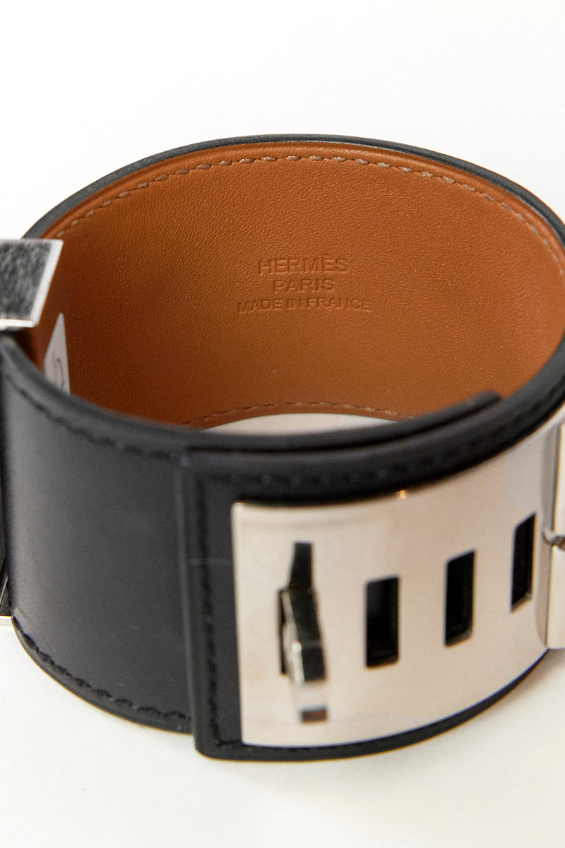 Hermès Collier de Chien Bracelet Black