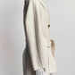 Hermes Cream Cashmere Coat 40