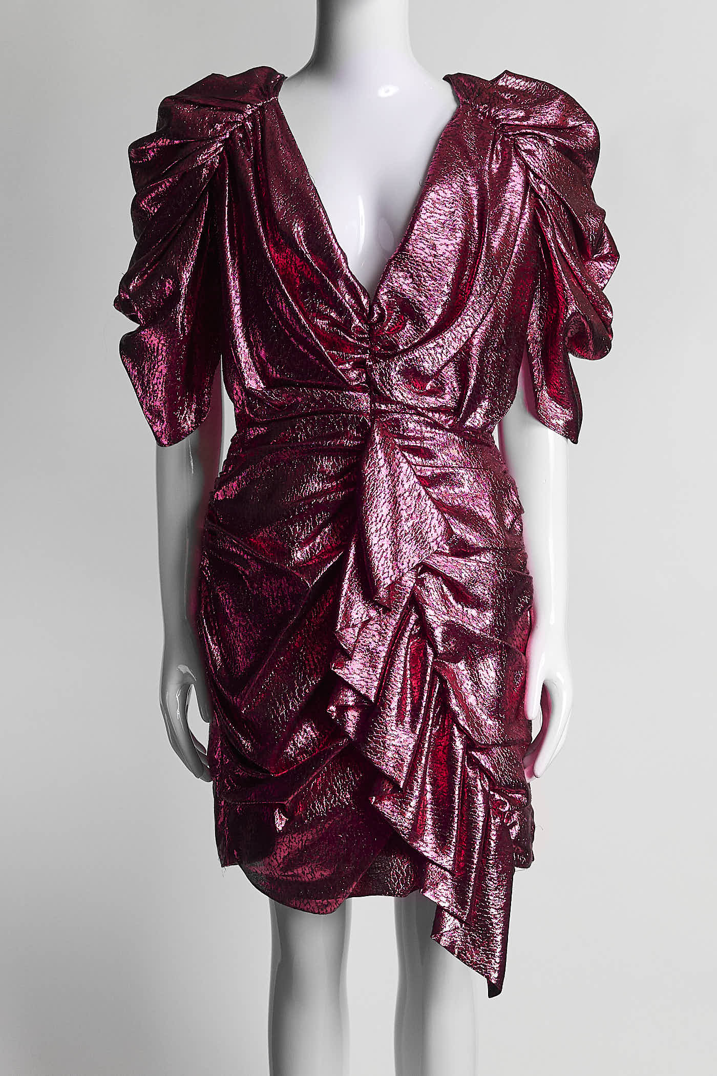 Hlpern Pink Ruffled Mini Dress IT 38