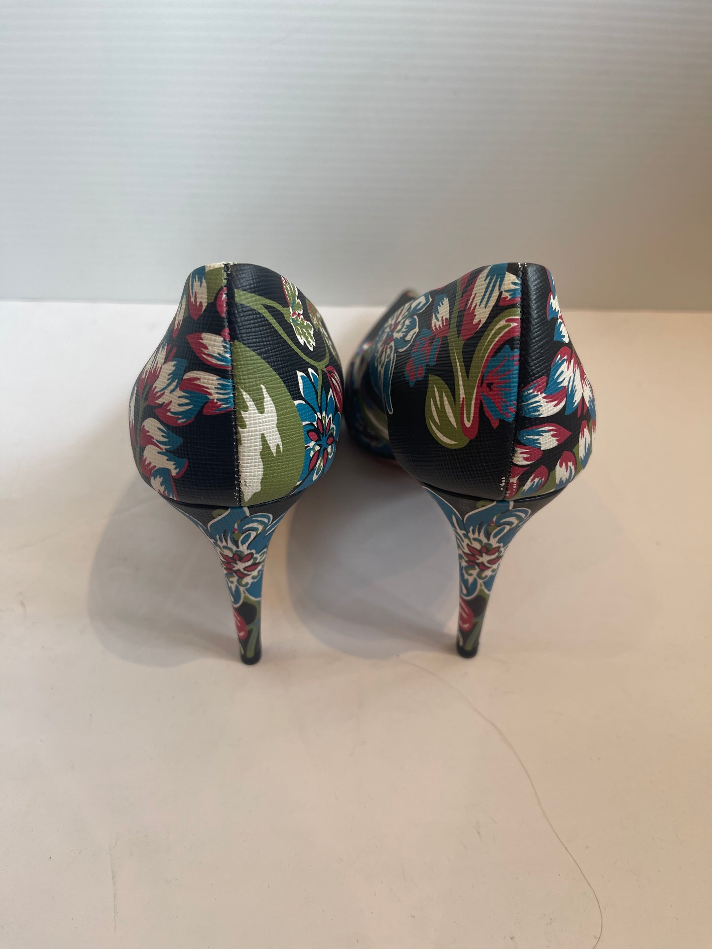 Prada Floral Print Pumps