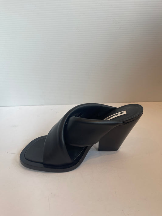 Jil Sander Padded leather sandals