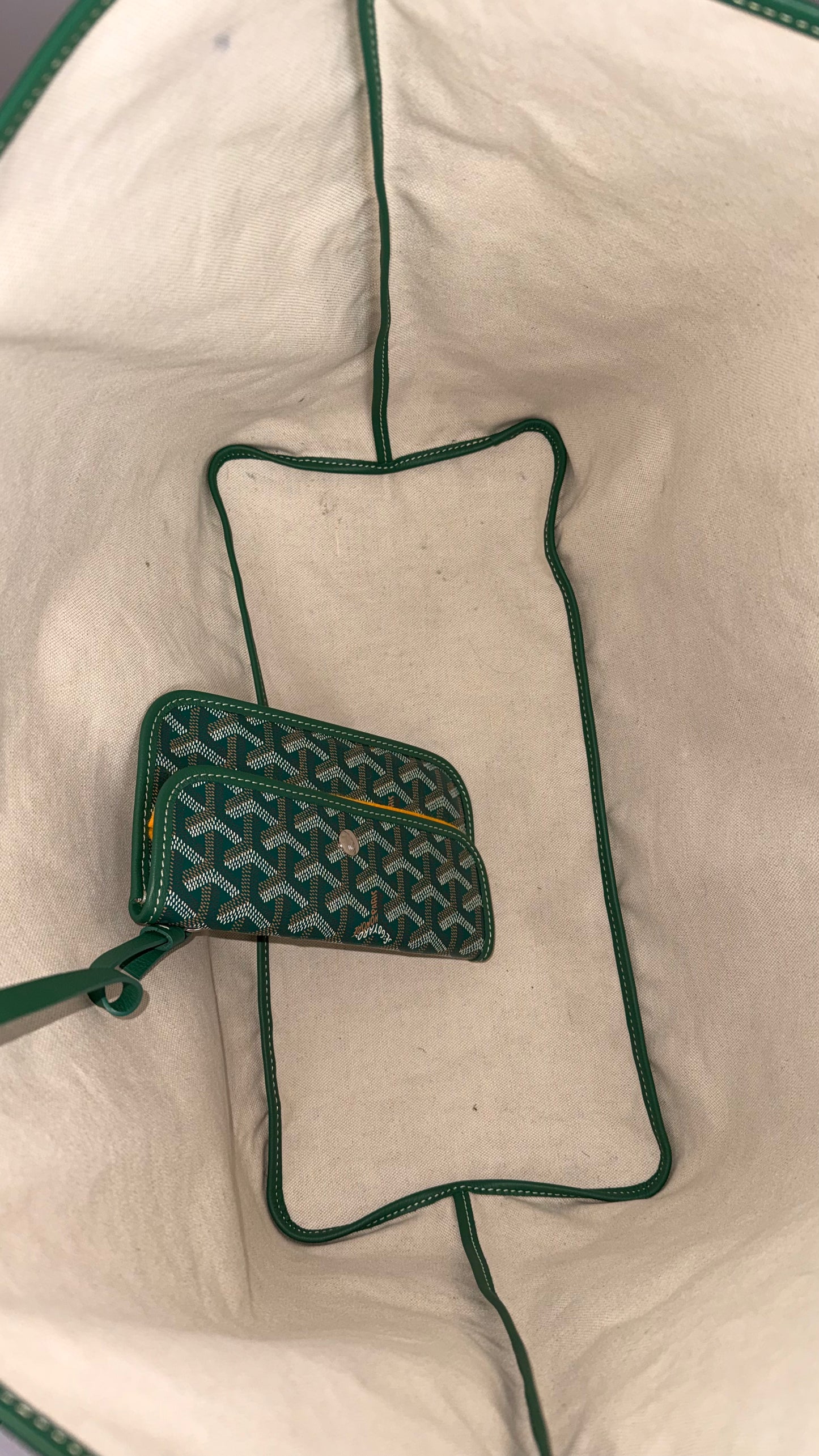 Goyard Saint Louis Tote Bag in Green GM
