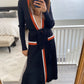 Maje Black Knit Belted Long Cardigan 2