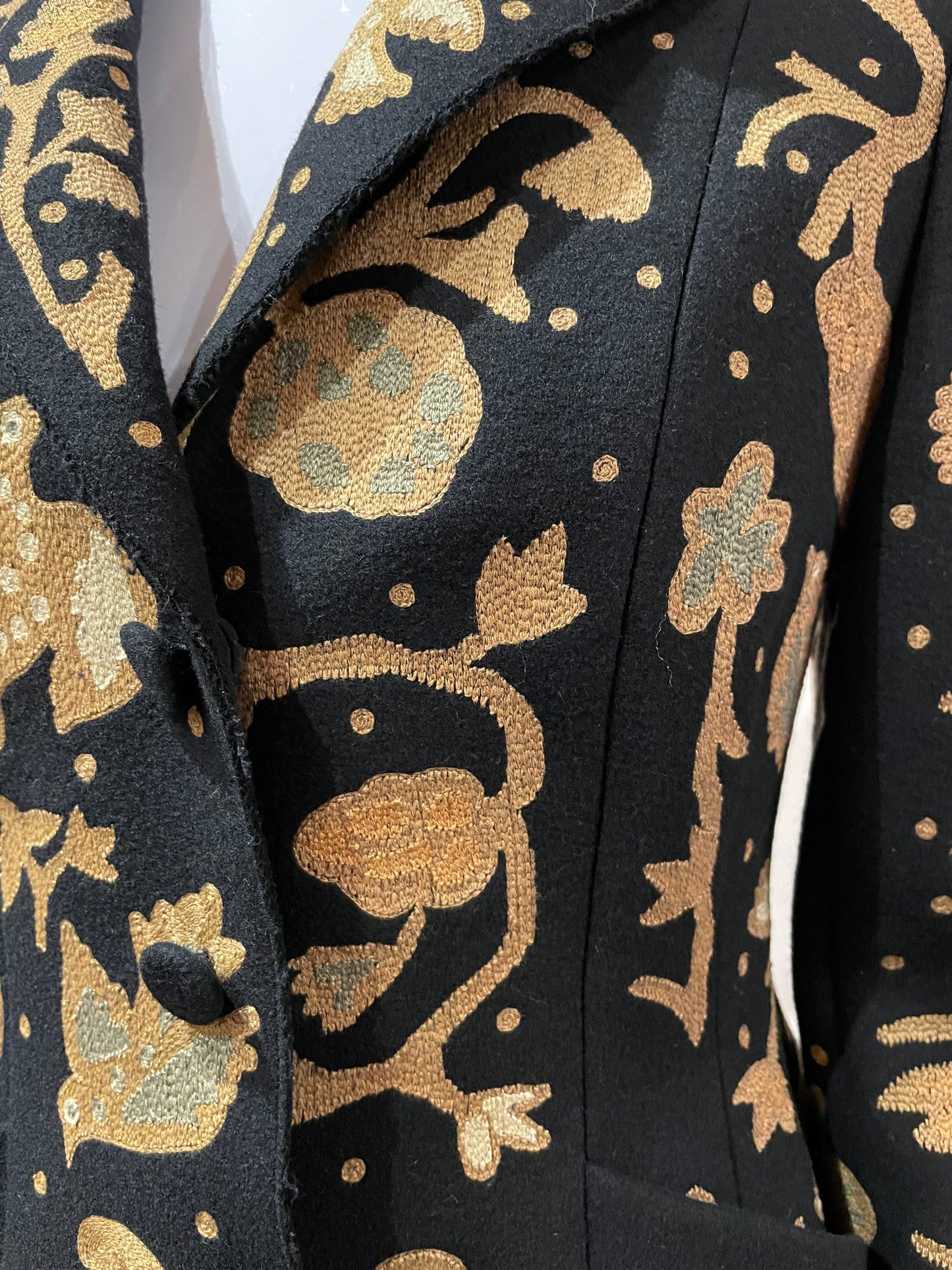 CHRISTIAN DIOR EMBROIDERED BAR JACKET 2017