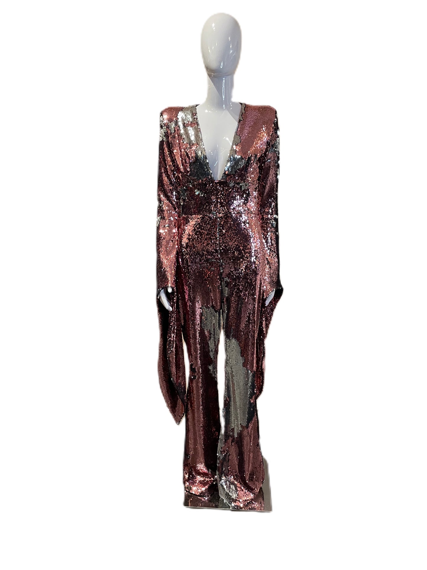 GRETA CONSTANTINE BOGDAN SEQUIN JUMPSUIT