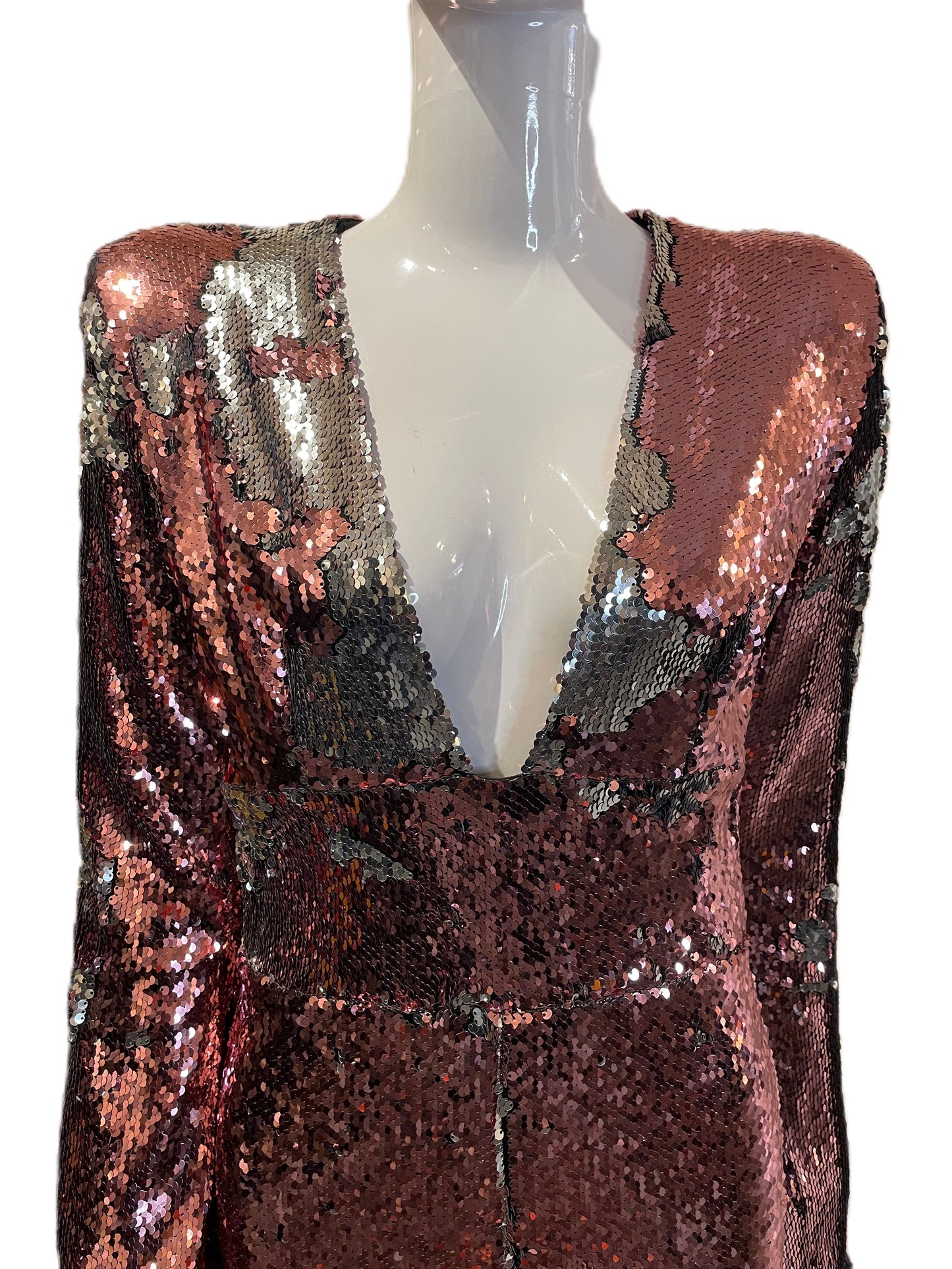 GRETA CONSTANTINE BOGDAN SEQUIN JUMPSUIT