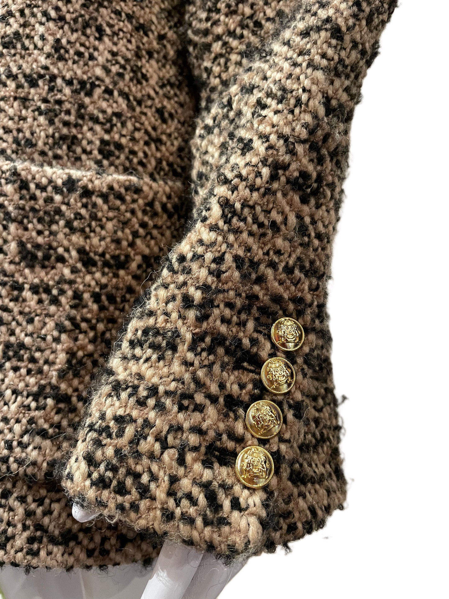 CELINE BROWN TWEED JACKET