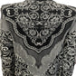 BALMAIN LONG FLORAL CARDIGAN WITH A MINI SKIRT